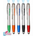 "3-in1" LED Flashlight Stylus Pen